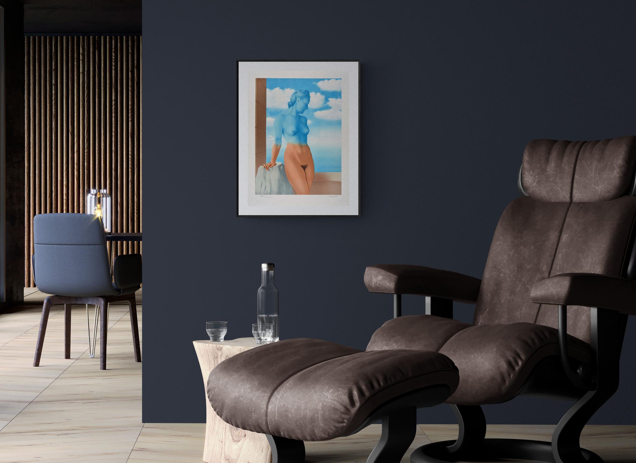 RENÉ MAGRITTE: LA MAGIE NOIRE, 1945 - Limited edition Lithograph Surrealism For Sale 4