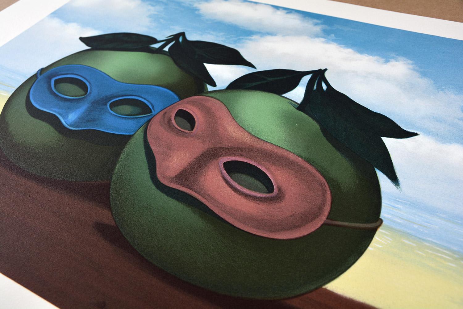 René Magritte - LA VALSE HESITATION. Limitata Surrealismo Francese Contemporaneo - Print di (after) René Magritte