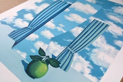 René Magritte - LE BEAU MONDE- Limited Lithograph Surrealism French Contemporary