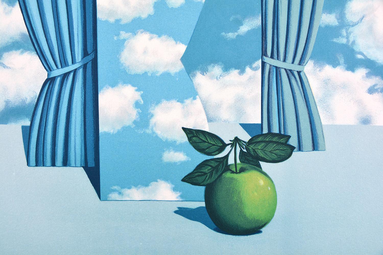 René Magritte - LE BEAU MONDE- Limited Lithograph Surrealism French Contemporary - Surrealist Print by (after) René Magritte