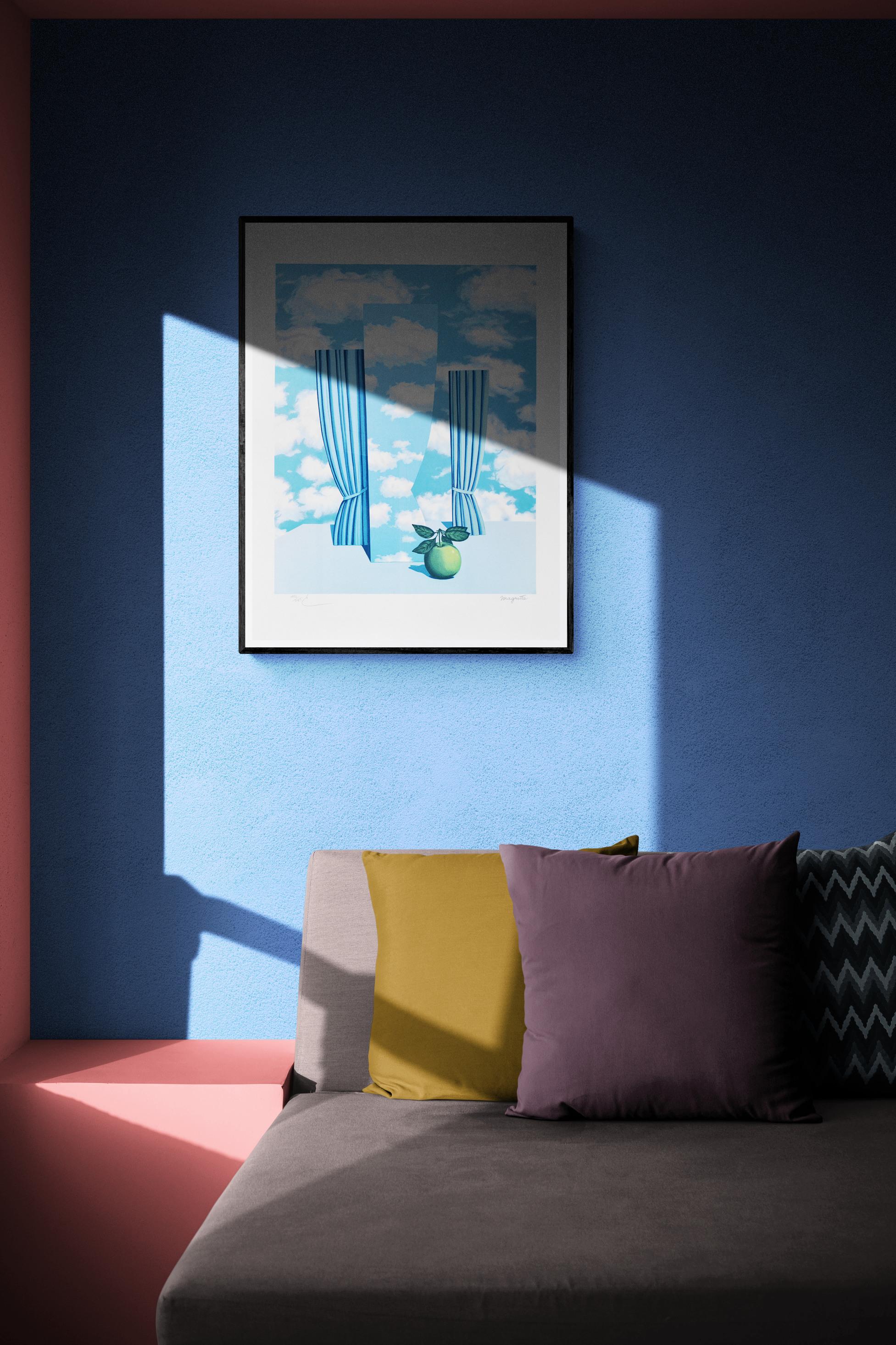 René Magritte - LE BEAU MONDE- Limitierte Lithographie Surrealismus Französisch Contemporary 5