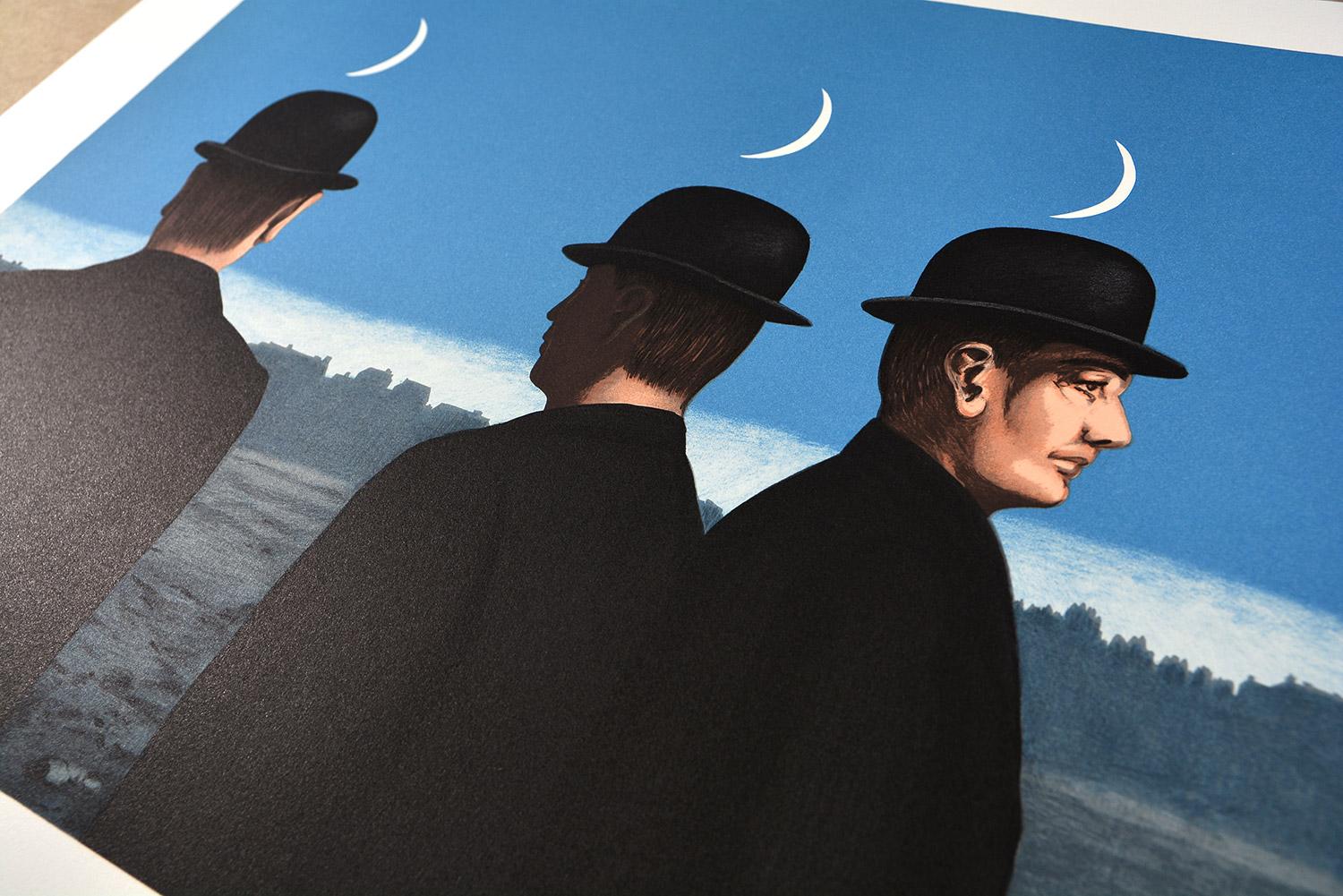 René Magritte - LE CHEF D'OEUVRE OU... Begrenzter Surrealismus Französisch Contemporary – Print von (after) René Magritte