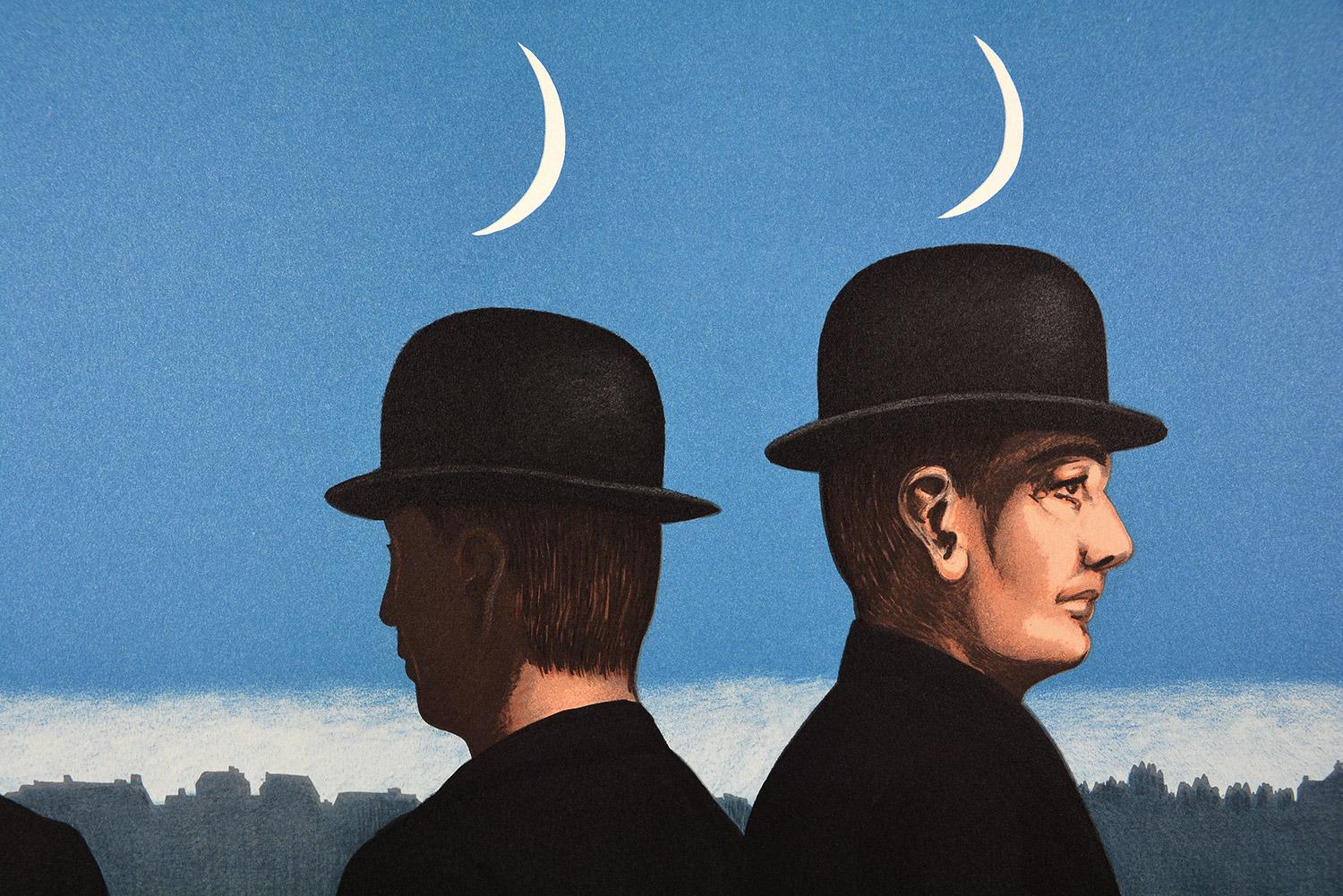 René Magritte - LE CHEF D'OEUVRE OU LES MYSTÈRES DE L'HORIZON, 1965
Date of creation: 2010
Medium: Lithograph on BFK Rives Paper
Edition number: 131/275
Size: 60 x 45 cm
Condition: New, in mint condition and never framed
Observations: Lithograph on