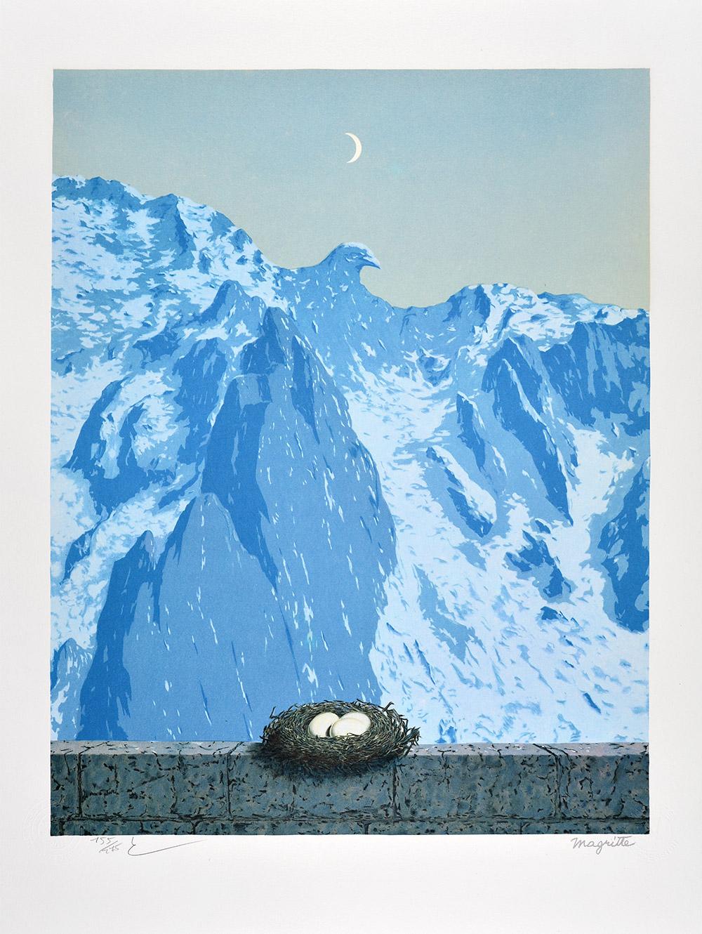 Figurative Print di (after) René Magritte - René Magritte - LE DOMAINE D'ARNHEIM Limited Surrealism French Contemporary