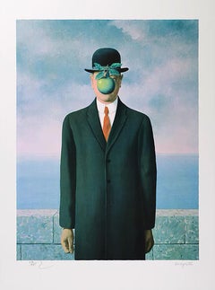 RENÉ MAGRITTE - Le fils de l'homme - Limited ed. Lithograph Surrealism