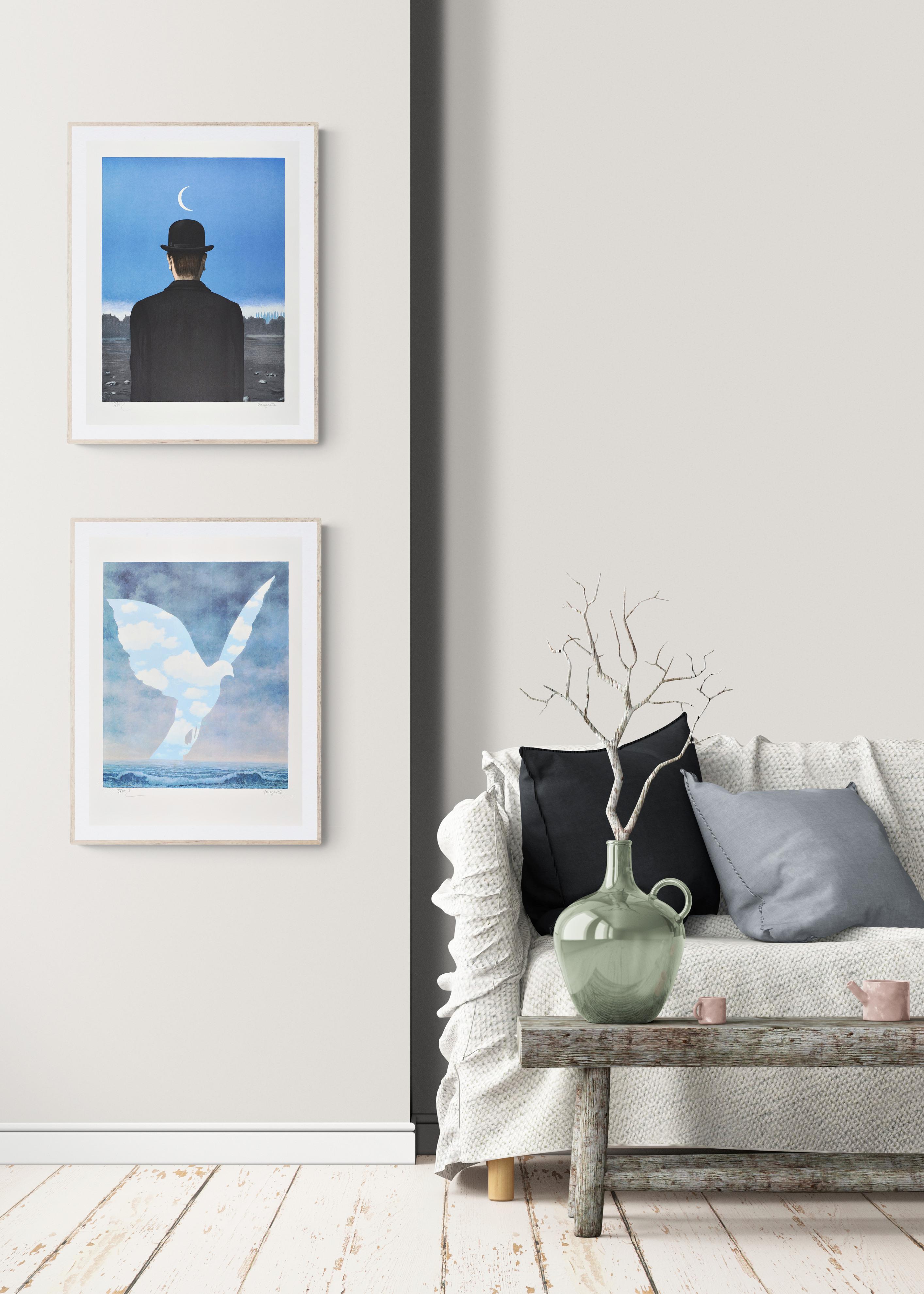 RENÉ MAGRITTE Le Maître d'École -  1955 Limited edition Lithograph - Surrealism For Sale 2