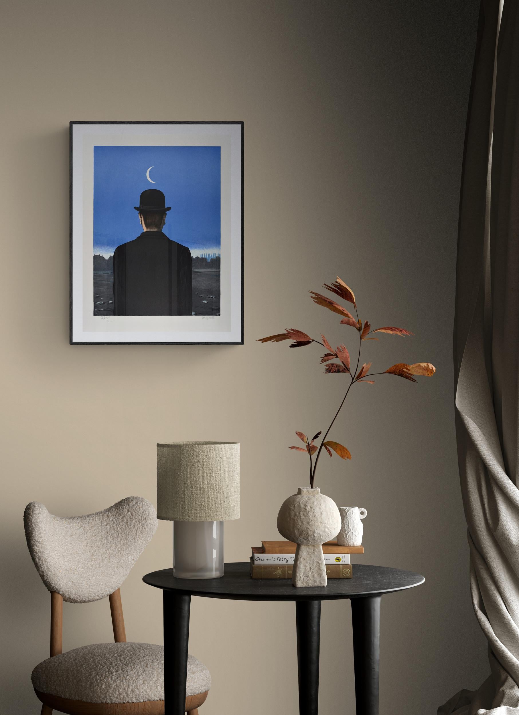 RENÉ MAGRITTE El maestro de escuela -  1955 Litografía de edición limitada - Surrealismo 4