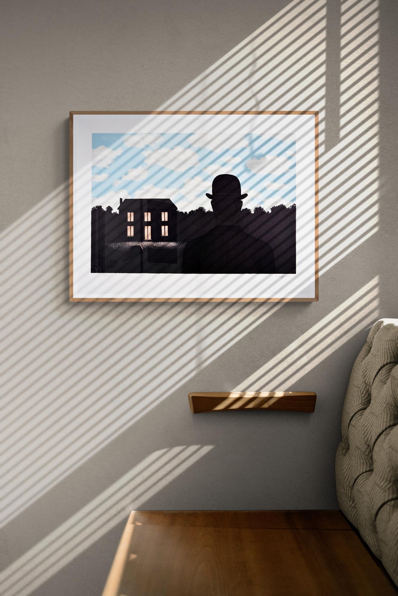 RENÉ MAGRITTE L'EMPIRE DES LUMIÈRES, 1964 Limited edition Lithograph, Surrealism For Sale 4