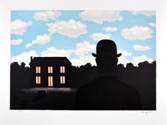 RENÉ MAGRITTE L'EMPIRE DES LUMIÈRES, 1964 Limitierte Auflage Lithographie, Surrealismus