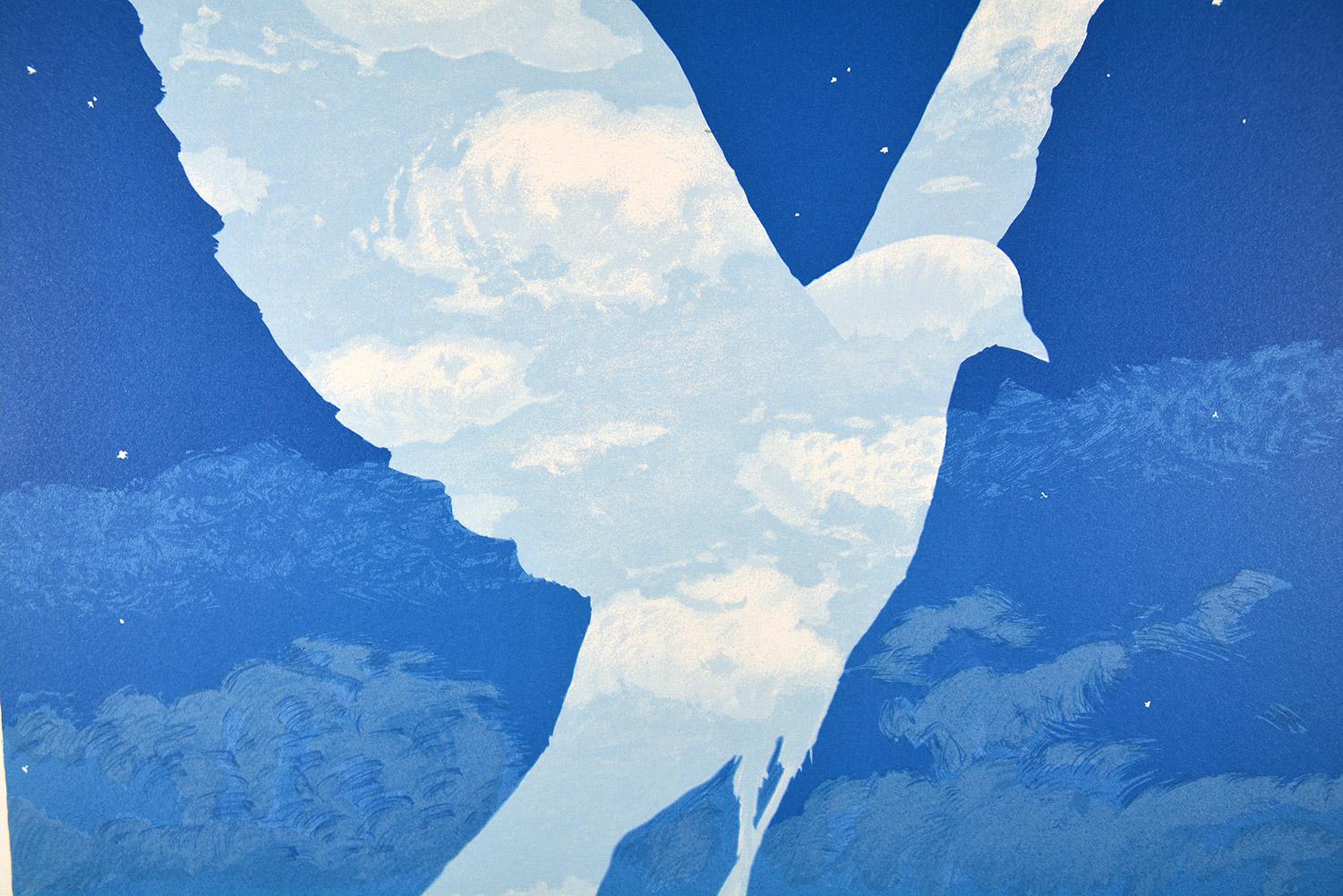 RENÉ MAGRITTE: L'ENTRÉE EN SCÈNE, 1961 - Limited edition Lithograph Surrealism - Surrealist Print by (after) René Magritte