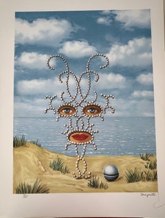 Schéhérazade - 20e siècle, Surréaliste, Lithographie, Estampe figurative