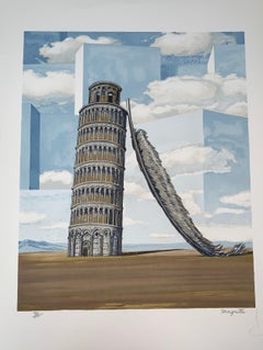 Souvenir de Voyage - 20ème siècle, surréaliste, lithographie, gravure figurative