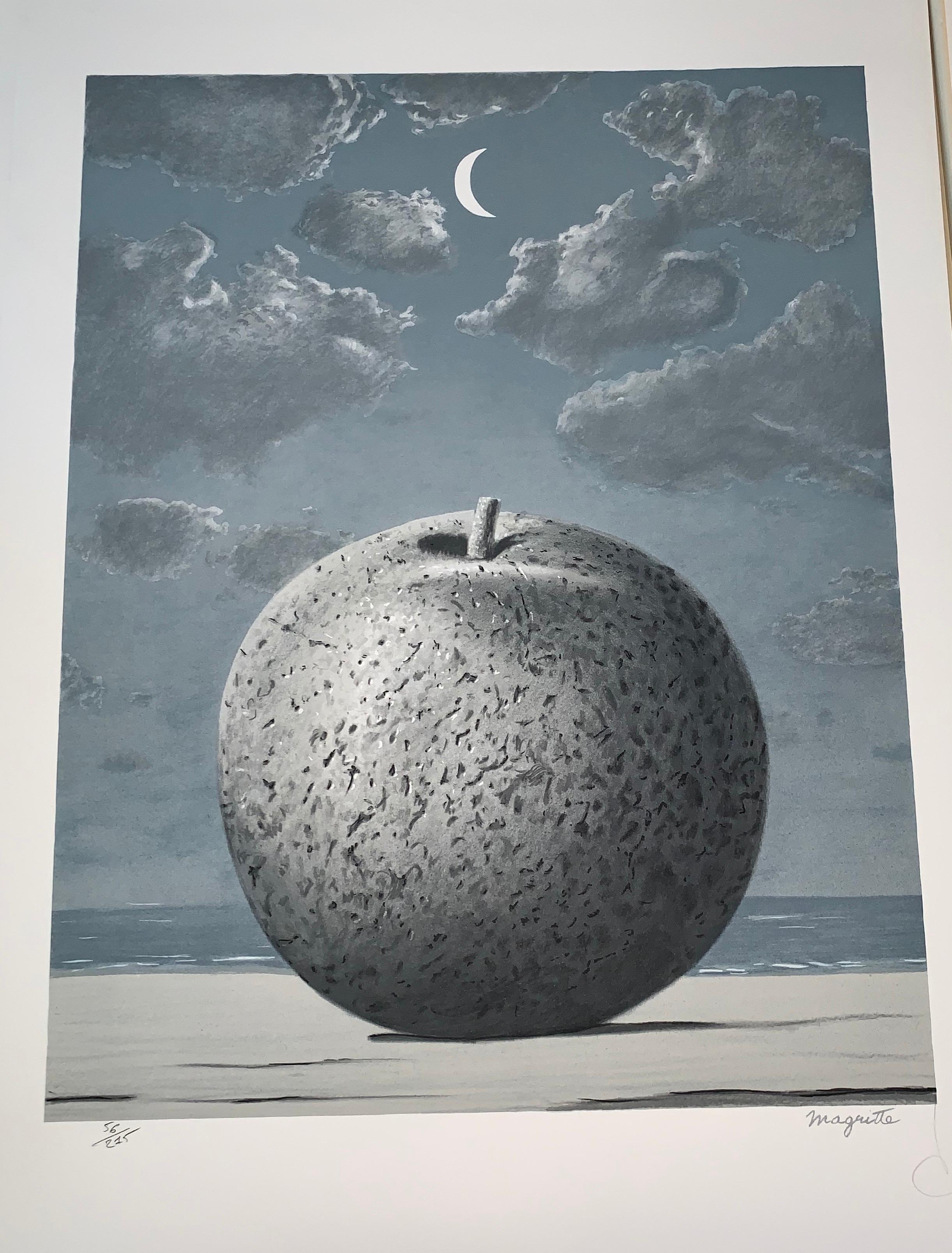 Souvenir de Voyage - 20. Jahrhundert, Surrealistisch, Lithographie, figurativer Druck – Print von (after) René Magritte