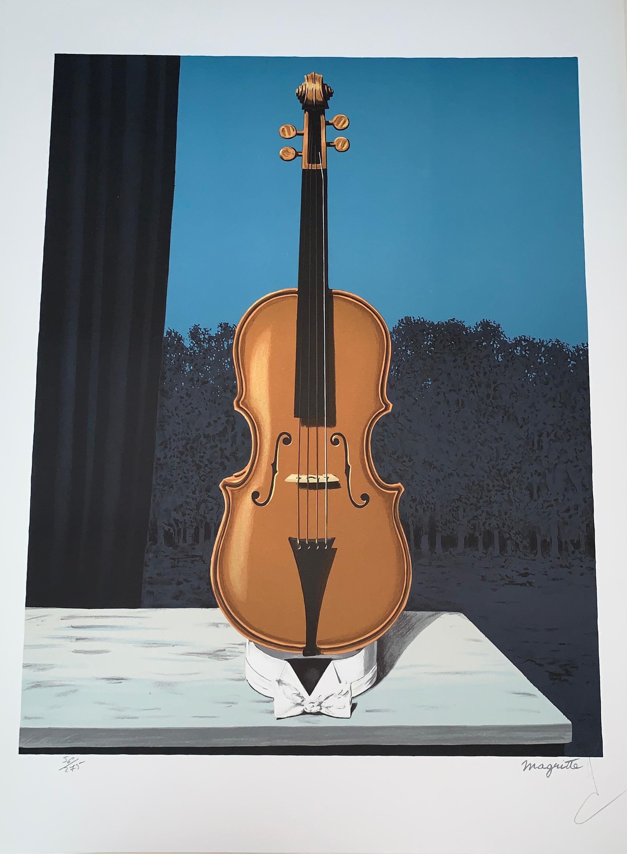 Un peu de l'âme des bandits - 20th Century, Surrealist, Lithograph, Figurative P - Print by (after) René Magritte