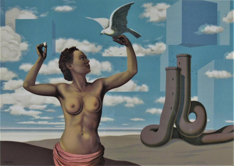 Une Jeune Femme Presente Avec Grace, from Les Enfants Trouves - Print by (after) René Magritte