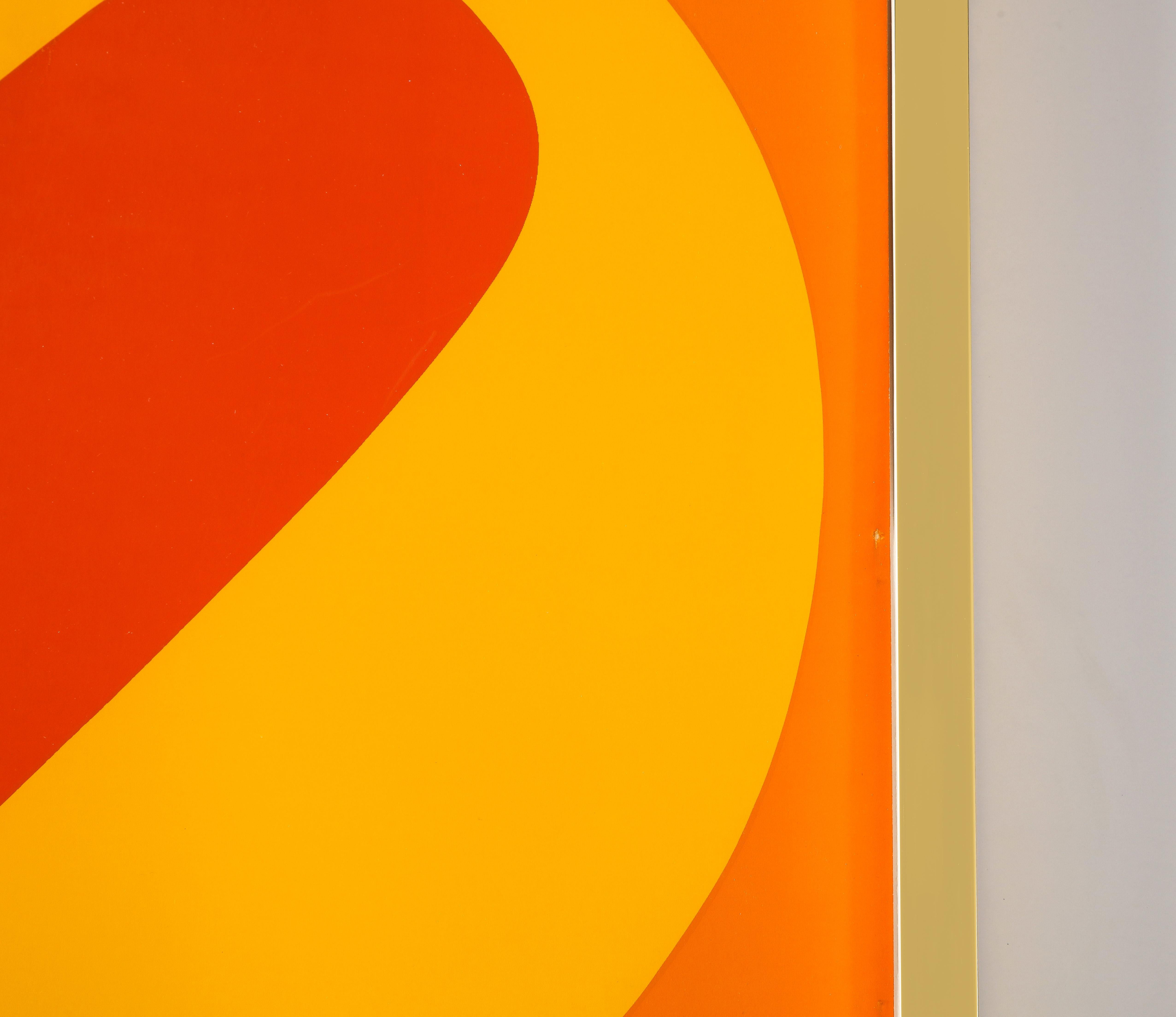 After Robert Indiana, Golden Love, Screenprint, Serigraph, Yellow, Orange, Red For Sale 6