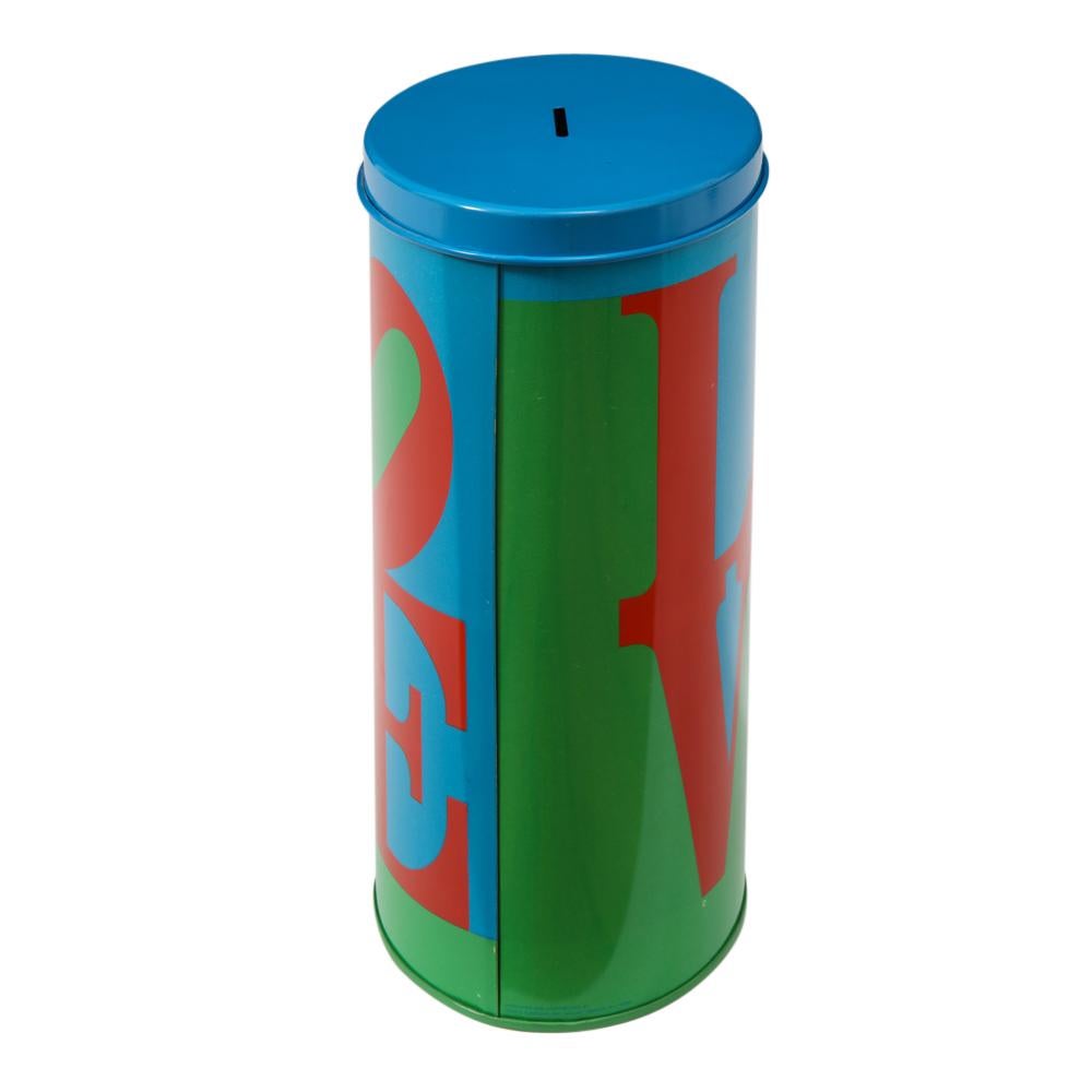 Pop Art Love Coin Bank, After Robert Indiana, Red, Blue, Green.  For Sale 3