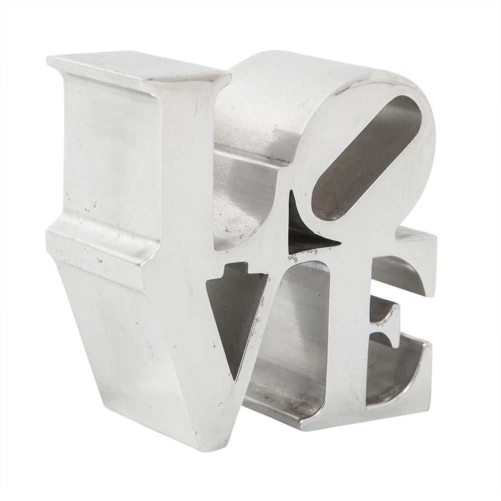 Mid-Century Modern After Robert Indiana Love Paperweight