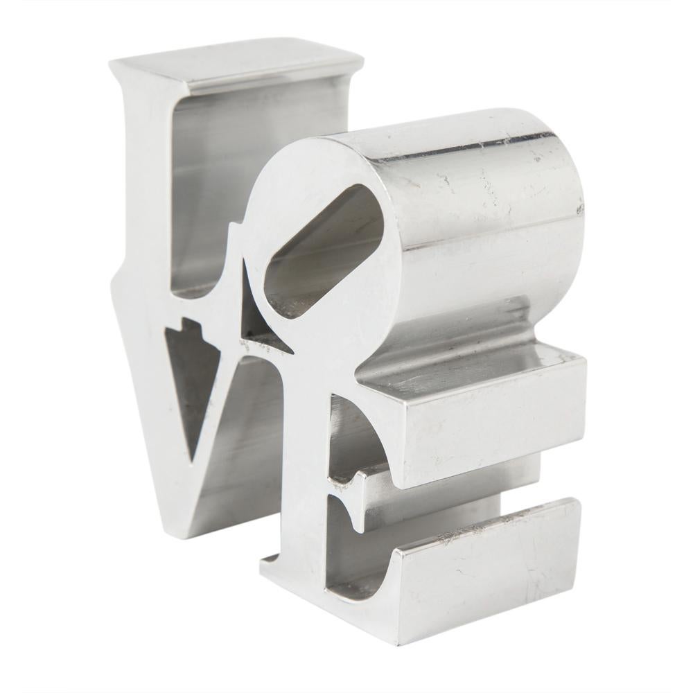 American After Robert Indiana Love Paperweight
