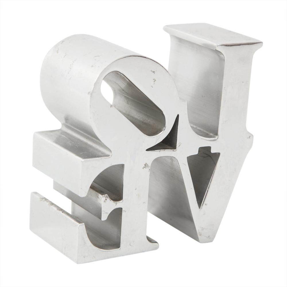 Polished After Robert Indiana Love Paperweight