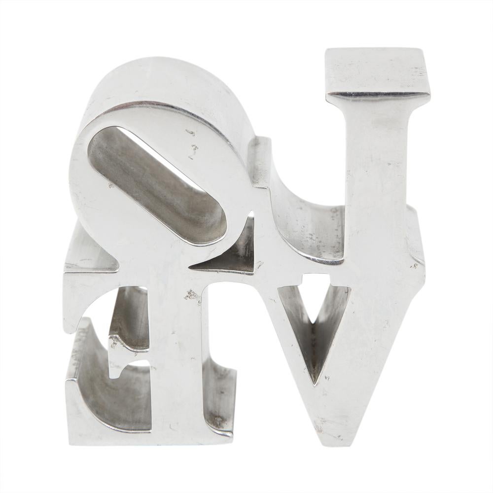 After Robert Indiana Love Paperweight In Good Condition In New York, NY