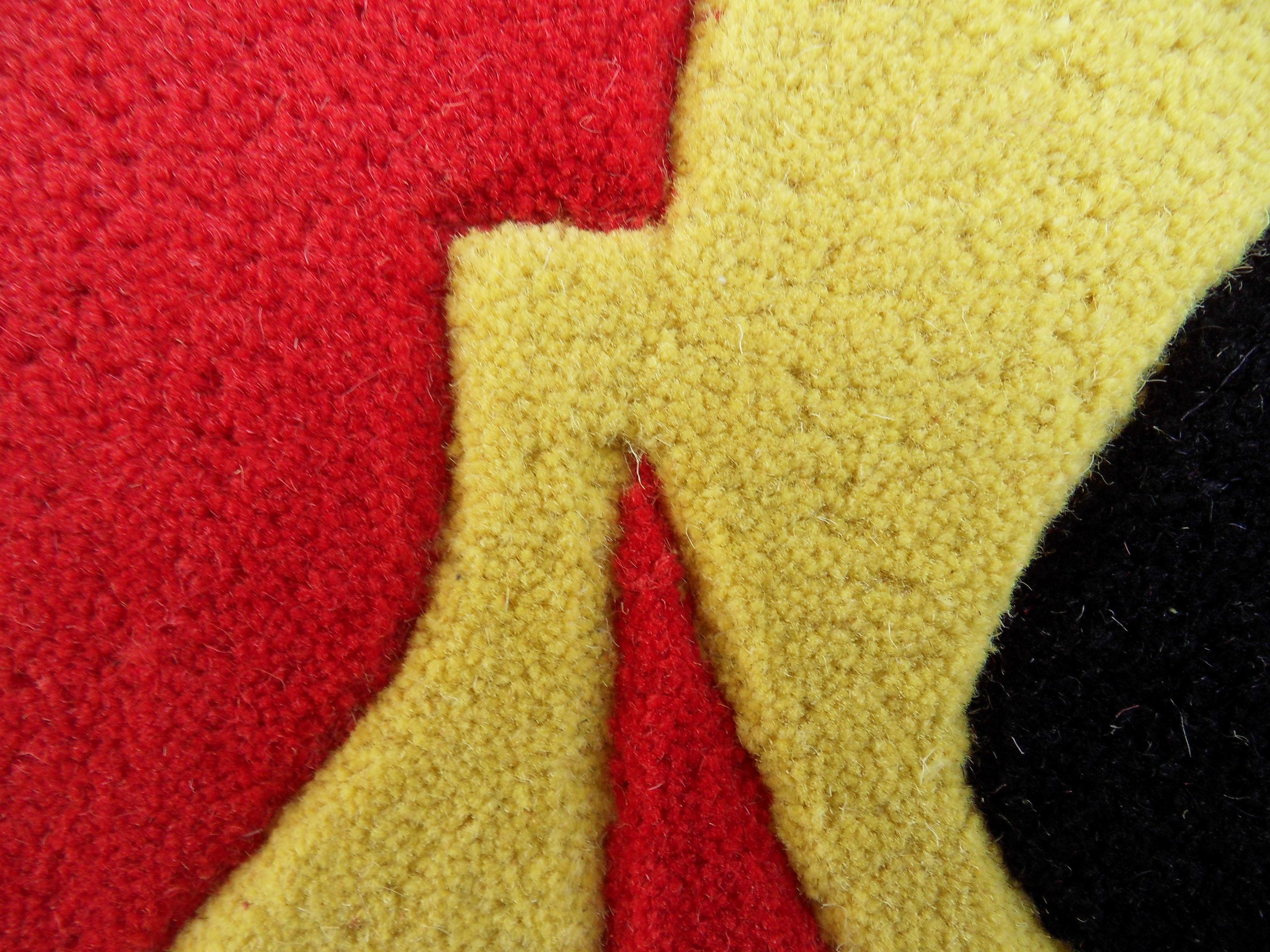 Liebe Love - Art rug #With Certificate of edition on the back 2