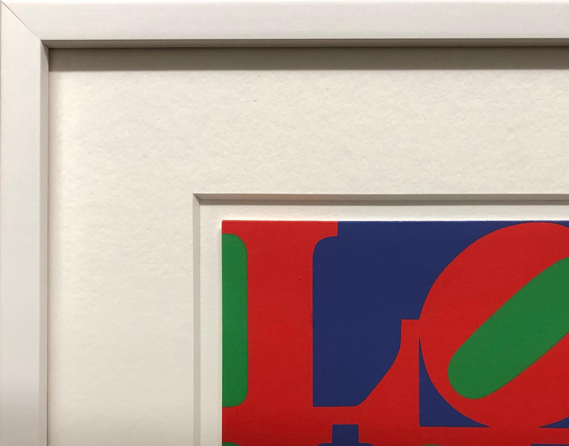 Love, Red, Blue and Green - Print by (After) Robert Indiana
