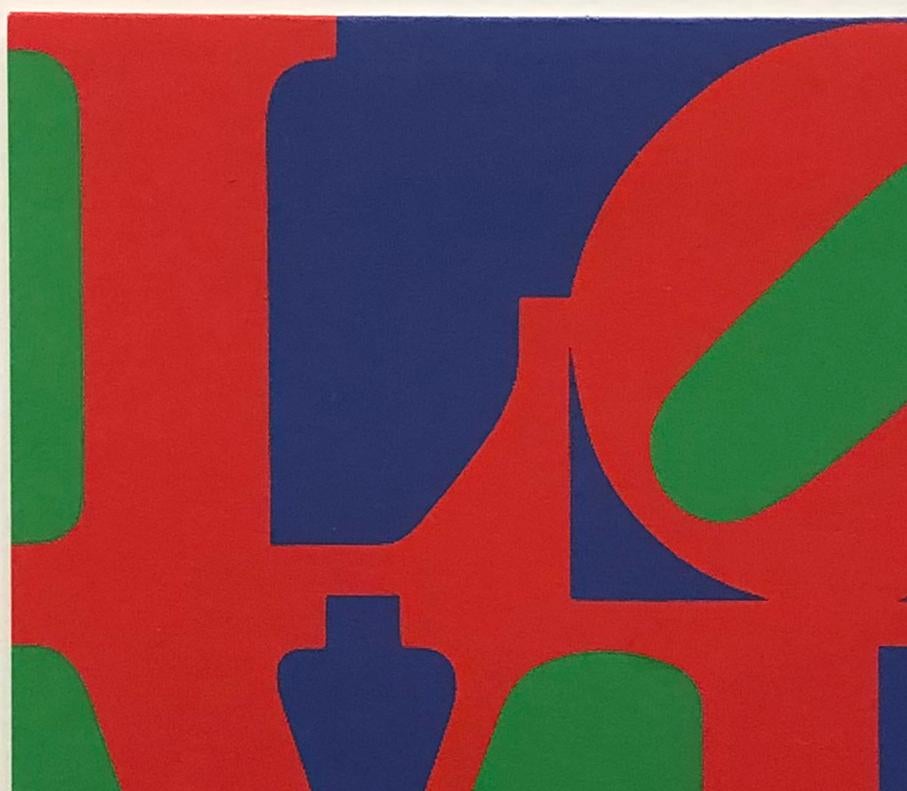 Love, Red, Blue and Green - Pop Art Print by (After) Robert Indiana