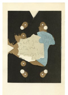 (after) Robert Motherwell - "Hein, Ma Vie?" pochoir "Hein, Ma Vie?" pochoir