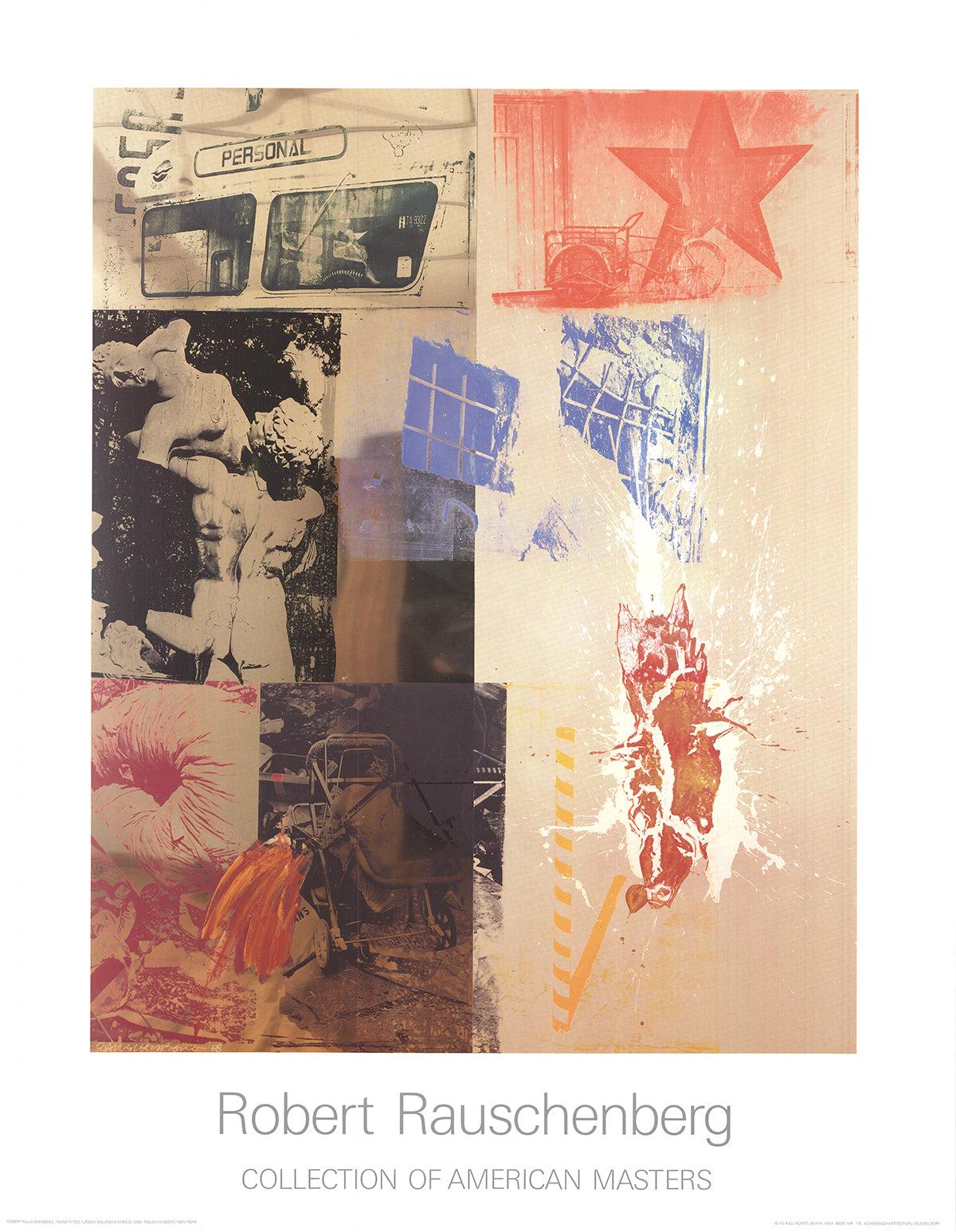 (After) Robert Rauschenberg Figurative Print – Gunstriten