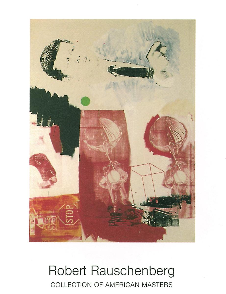 (After) Robert Rauschenberg Figurative Print - Rauschenberg-Quote Vintage Pop Art