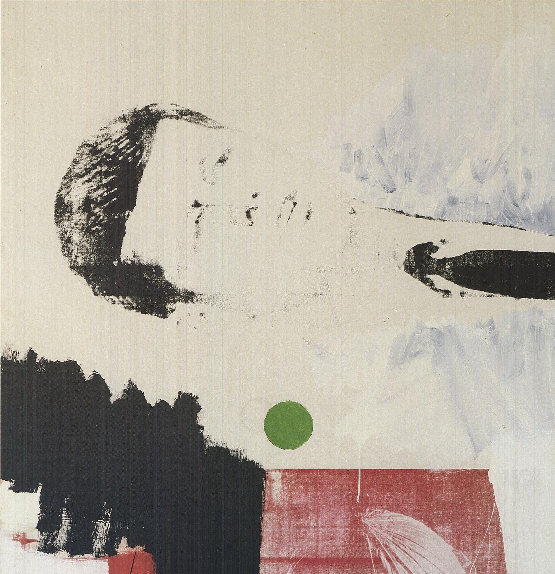 Rauschenberg-Quote Vintage Pop Art - Beige Figurative Print by (After) Robert Rauschenberg
