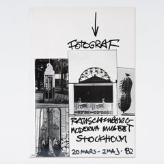 Robert Rauschenberg, Fotograf, 1982 Exhibition Poster