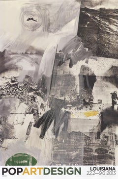 Robert Rauschenberg-Tideline-59" x 39.25"-Poster-2013-Pop Art-Gray