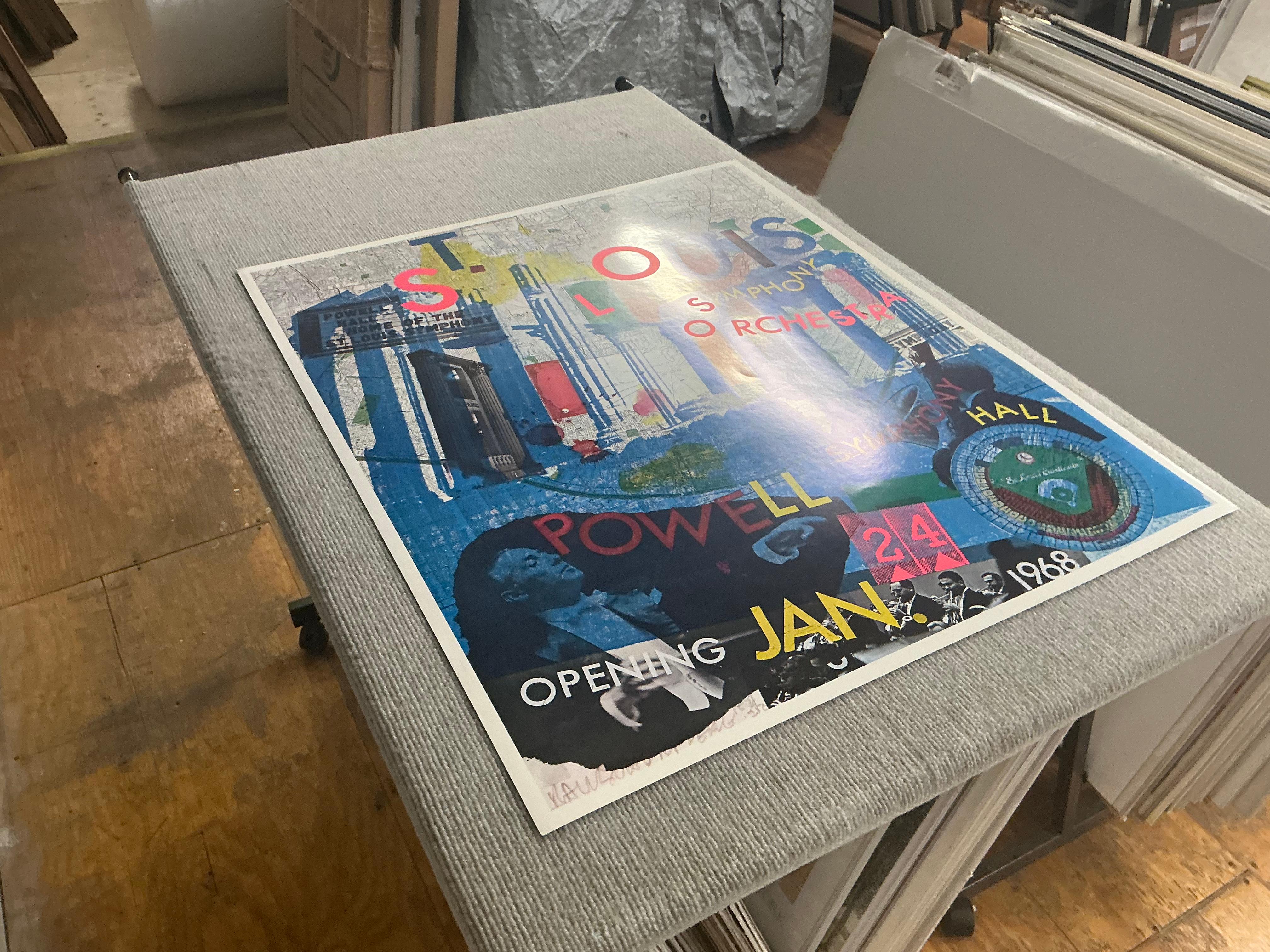 Rauschenberg St. Louis Symphony Orchestra Vintage Pop Art im Angebot 9
