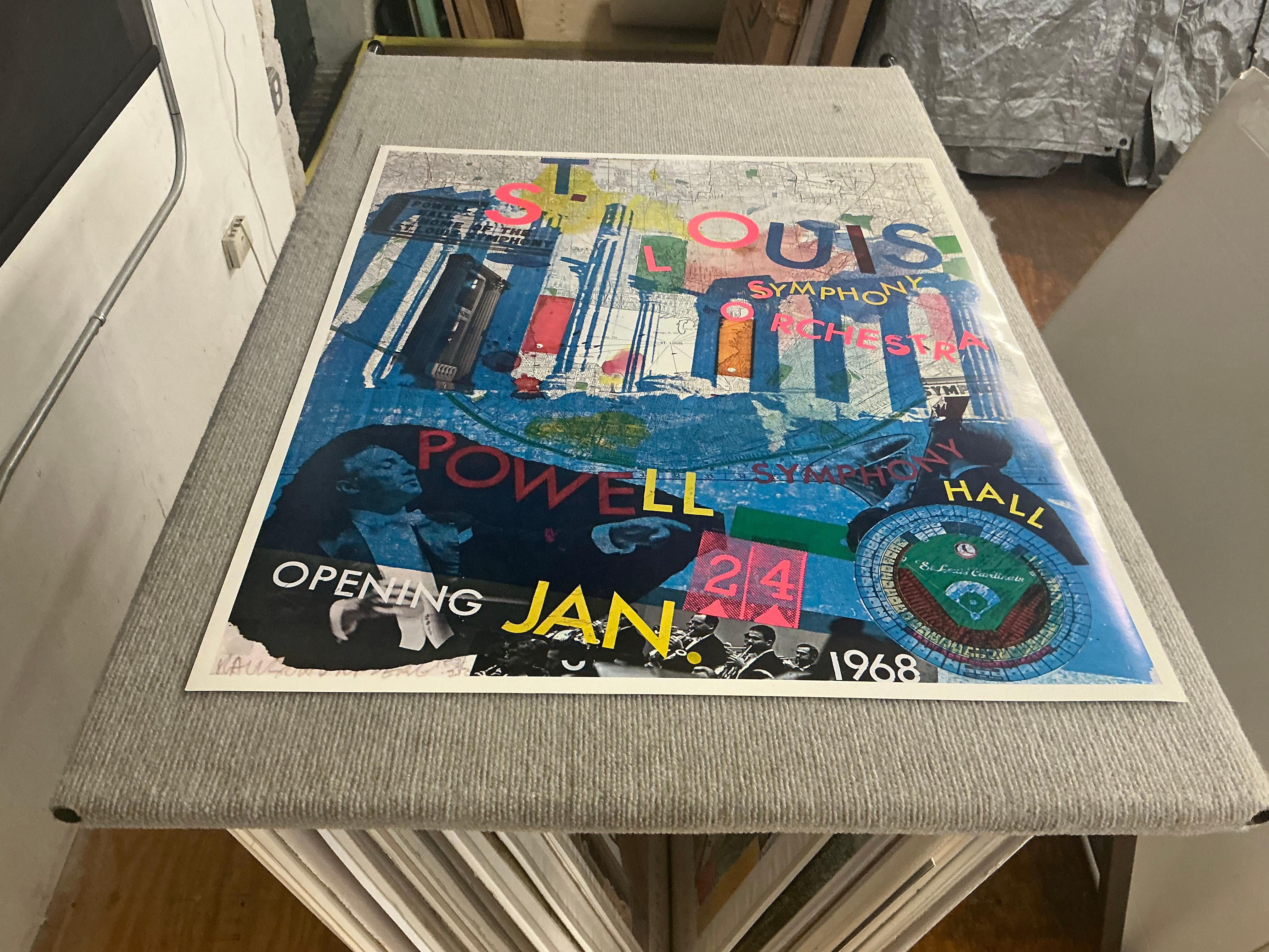 Rauschenberg Orquesta Sinfónica de San Luis Vintage Pop Art - Print de (After) Robert Rauschenberg
