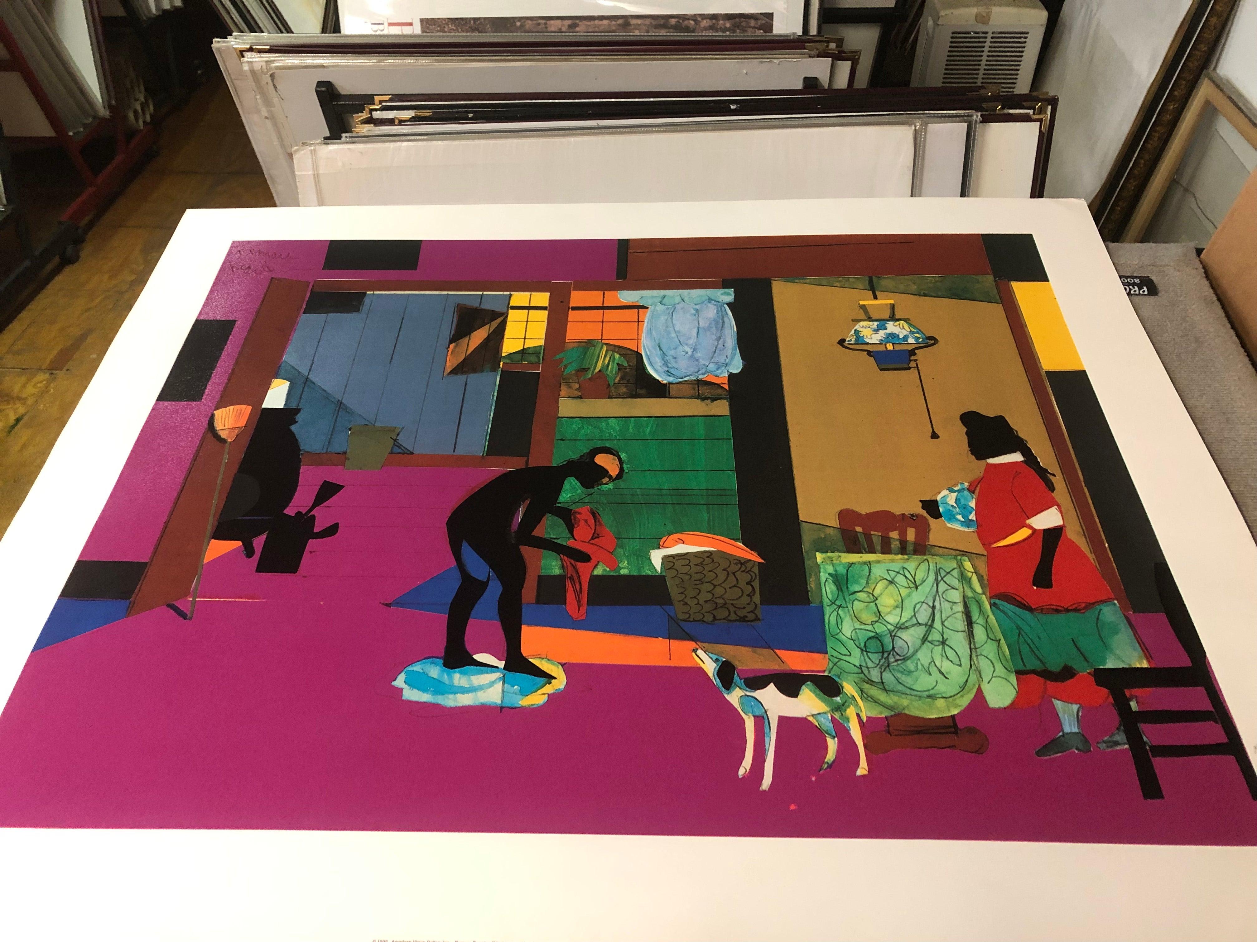 Bearden-Mecklenburg Morning: Serigrafia 
