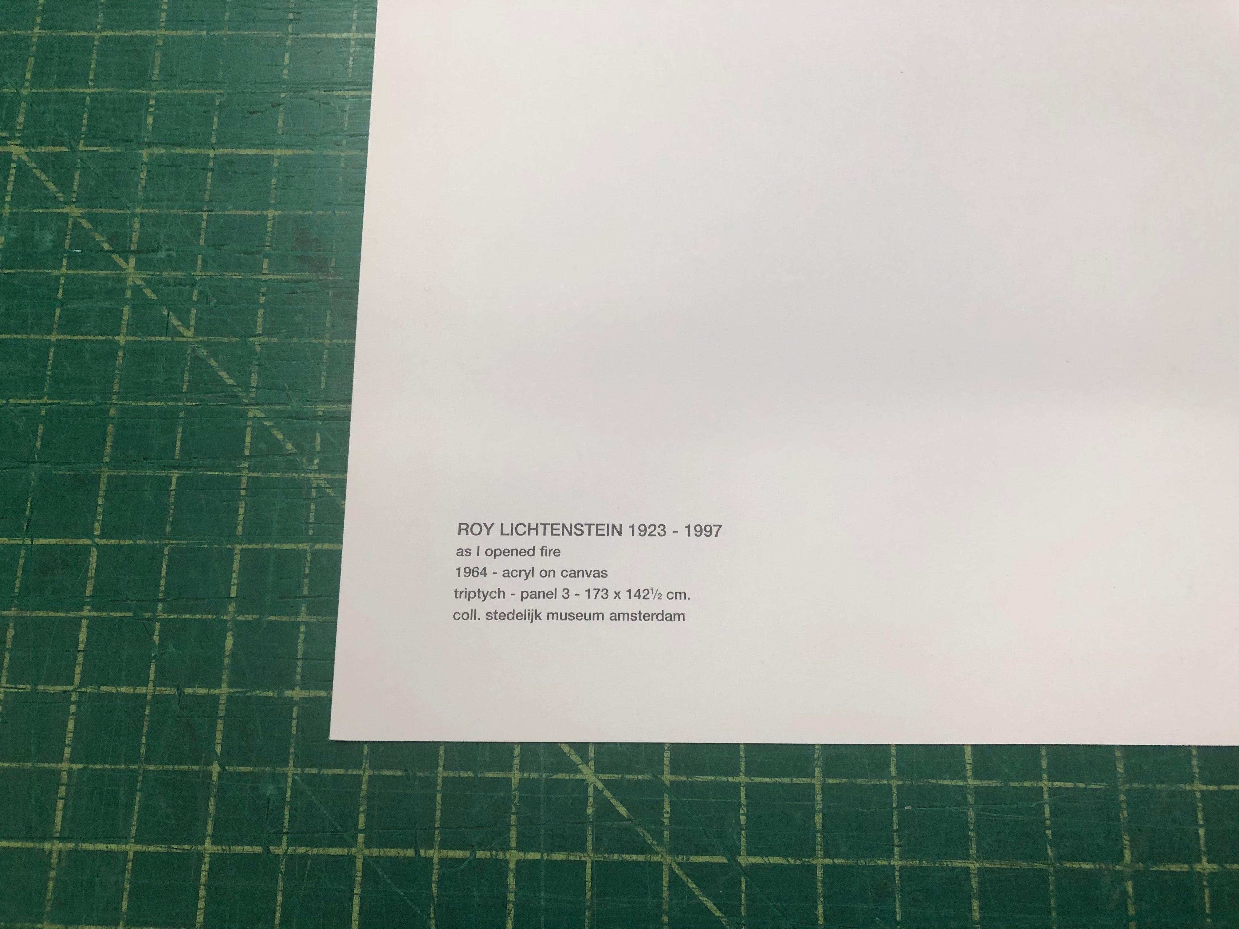 Sku: AW1114-3
Artista: Roy Lichtenstein
Titolo: Che la mia nave era sotto di loro (Pannello 3)
Anno: 1997
Firmato: No
Mezzo di comunicazione: Litografia offset
Formato carta: 25 x 20 pollici ( 63,5 x 50,8 cm )
Dimensioni immagine: 23,75 x 19,5