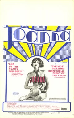 Retro 1968 Roy Lichtenstein 'Joanne' ORIGINAL Serigraph