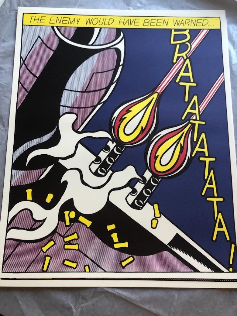 As I Opened Fire (Tryptych), Original offset lithographs - Print by (after) Roy Lichtenstein