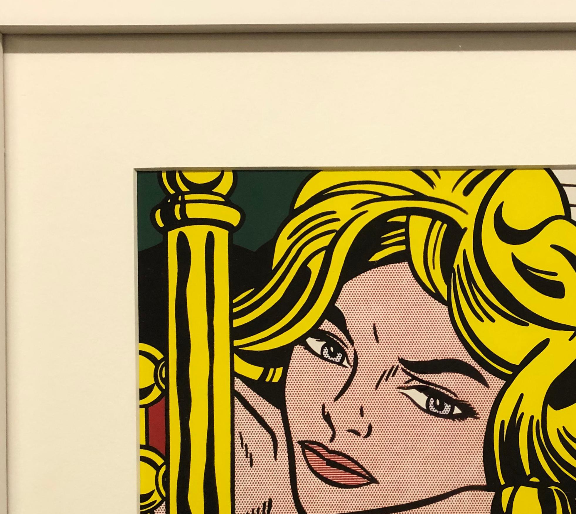 Blonde Waiting - Pop Art Print by (after) Roy Lichtenstein