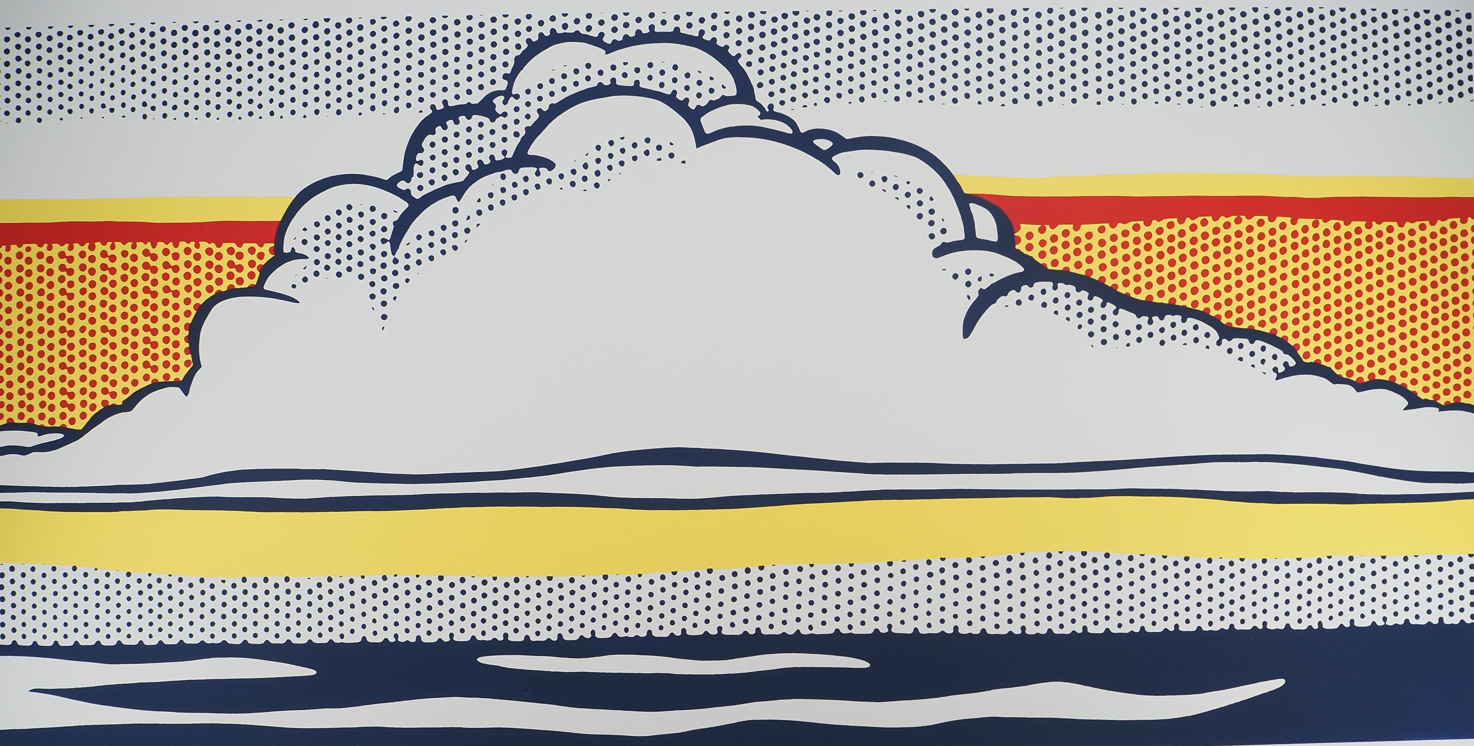 Nuvola e mare - Serigrafia #Ludwig 1989 - Print Pop Art di (after) Roy Lichtenstein