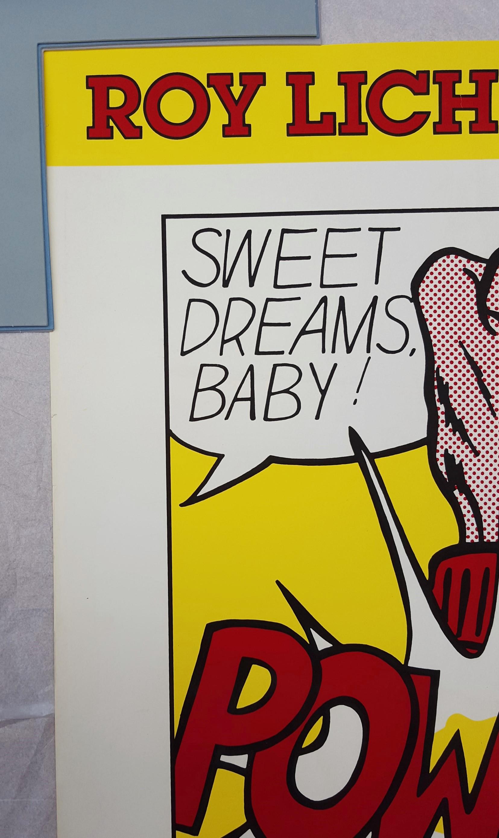 Colorado State University (Sweet Dreams Baby!) - Beige Figurative Print by (after) Roy Lichtenstein