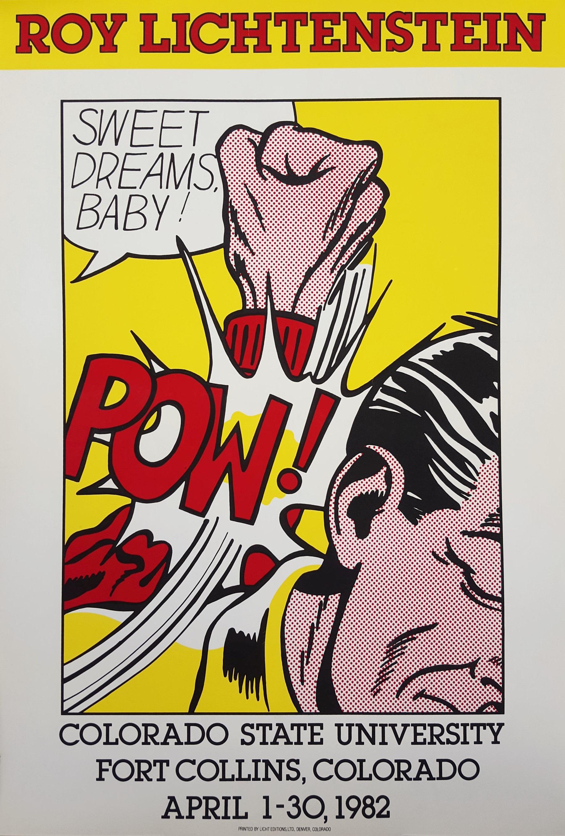 (after) Roy Lichtenstein Figurative Print - Colorado State University (Sweet Dreams Baby!)