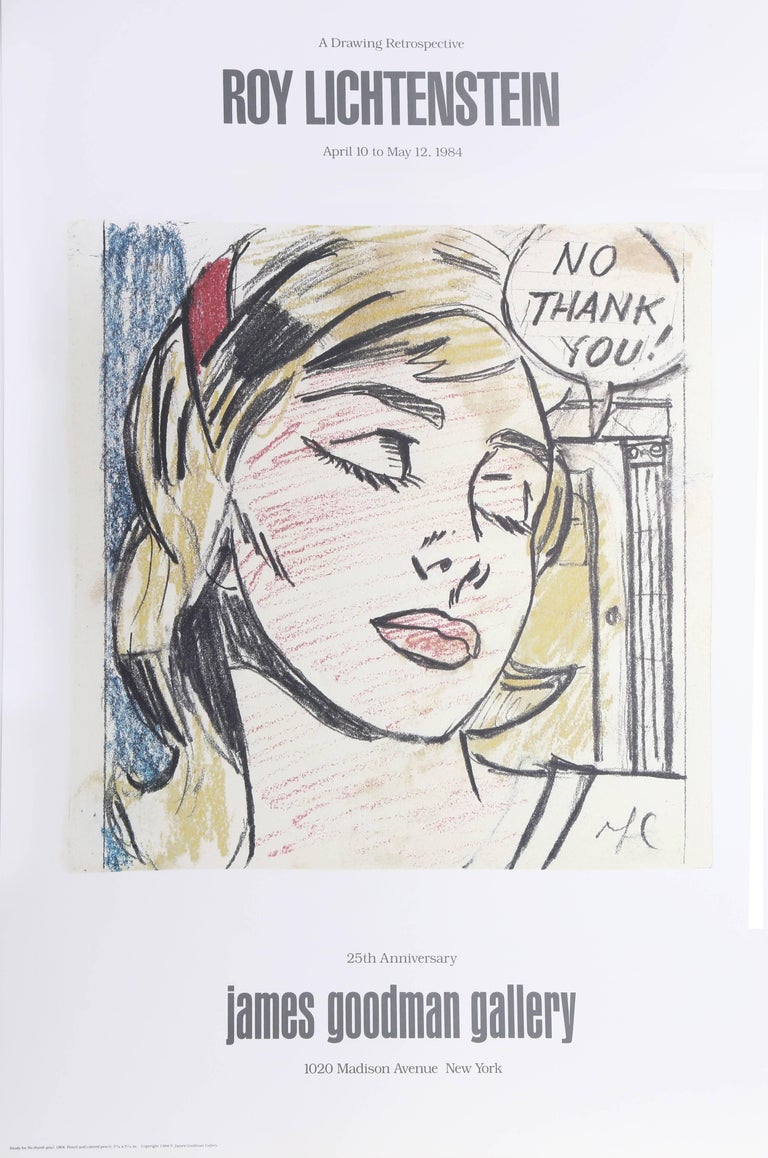 (after) Roy Lichtenstein - Exhibition poster 