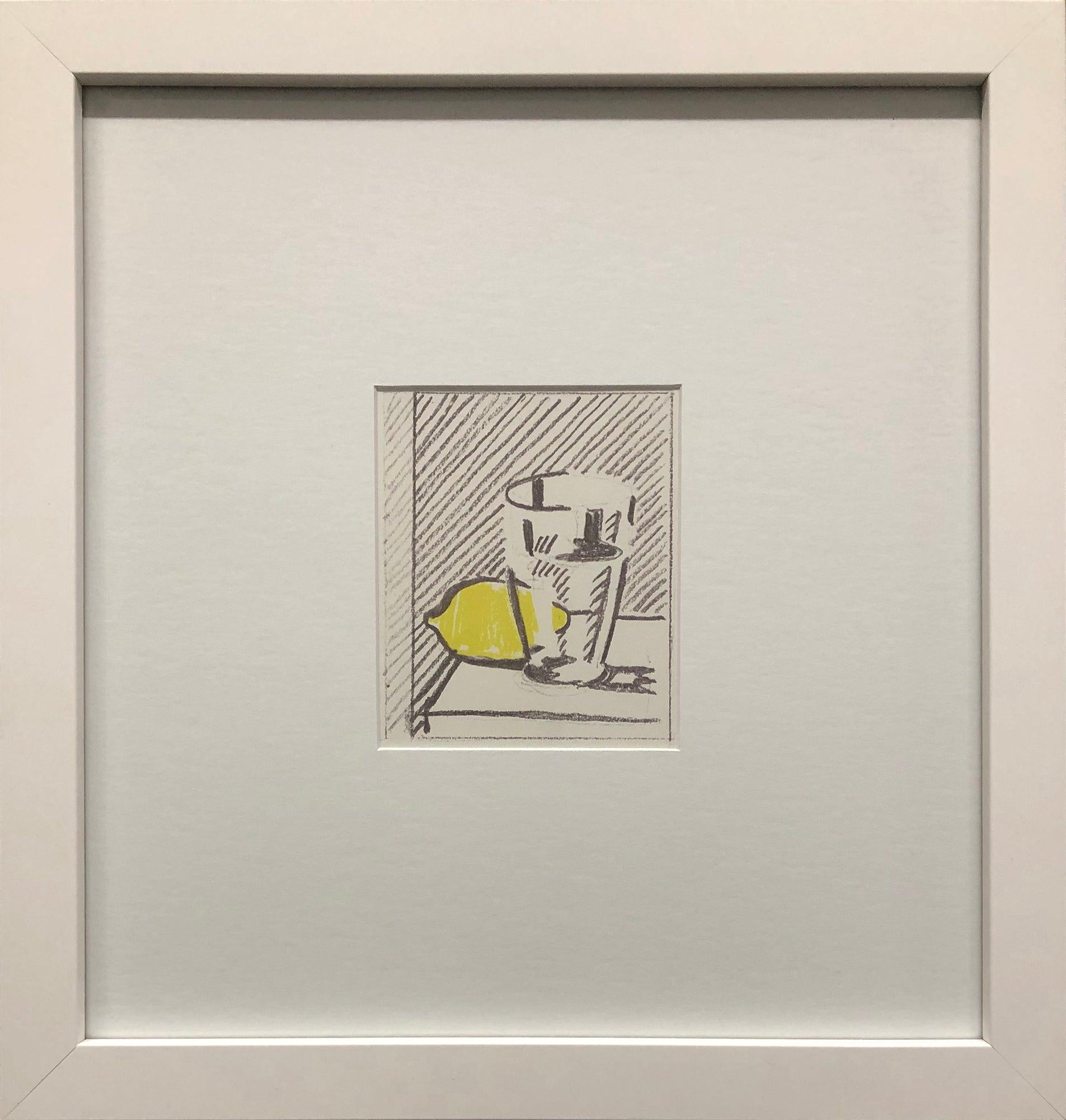 Roy Lichtenstein Vidrio y Limón Arte Pop Vintage