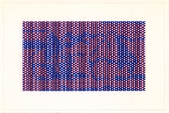 "Haystack #4" lithograph