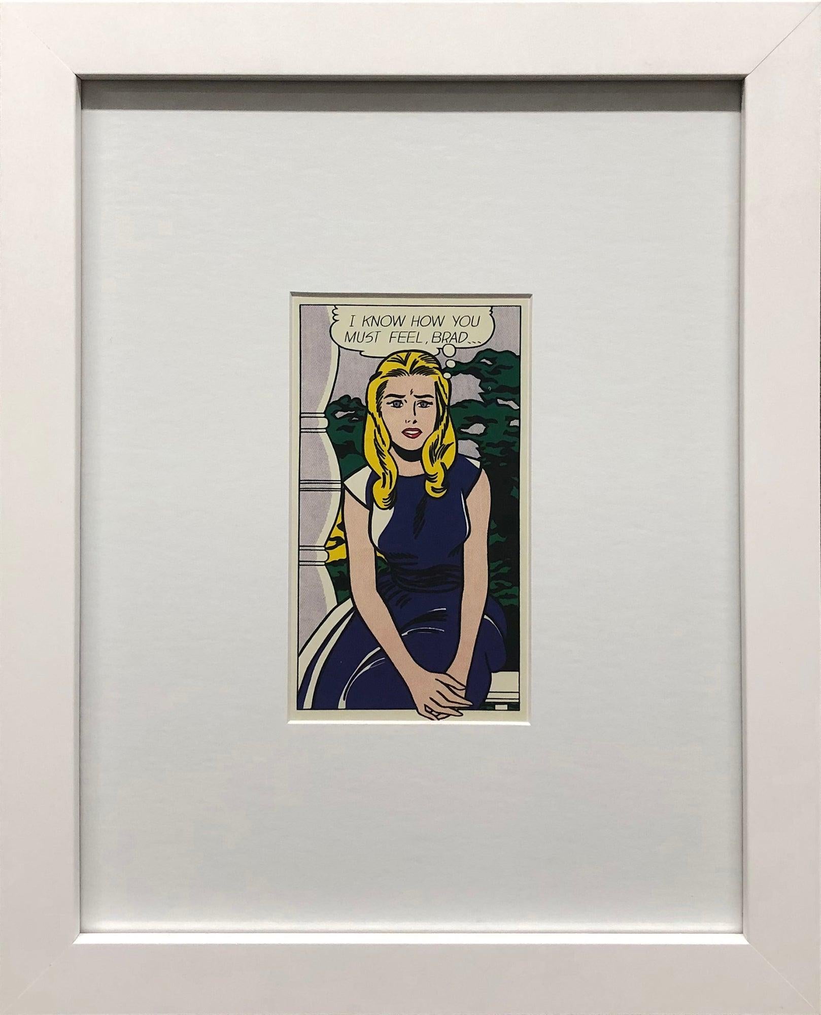 (after) Roy Lichtenstein Portrait Print - I Know...Brad