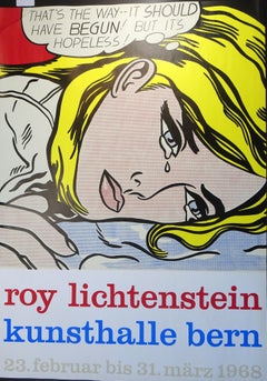 Kunsthalle Bern 1968 - Affiche d'exposition de Roy Lichtenstein