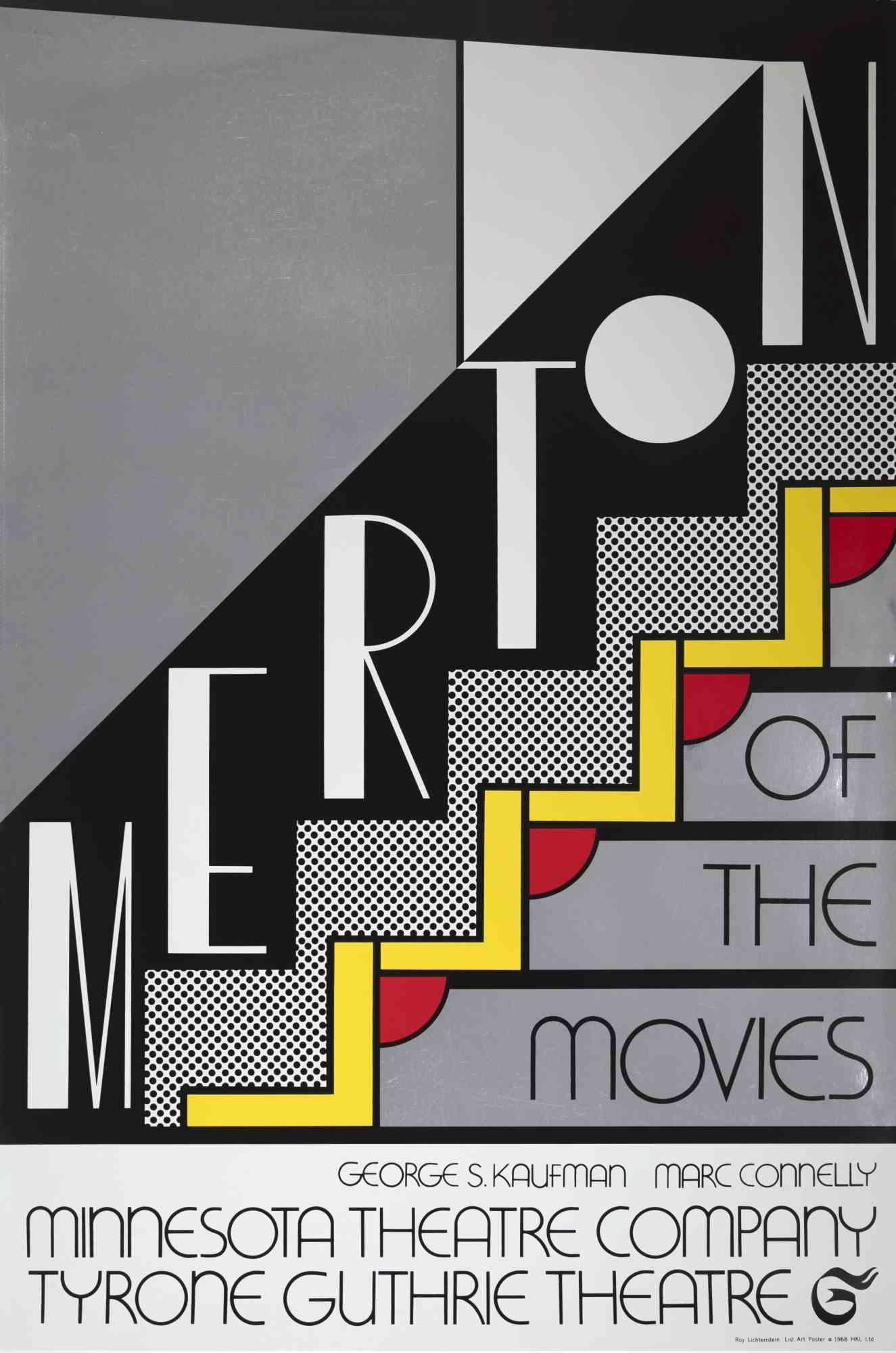 (after) Roy Lichtenstein Figurative Print - Merton of the Movies - Vintage Offset Print after Roy Lichtenstein - 1968